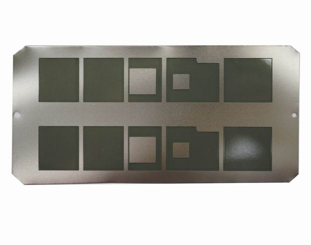 Screen printing on metal strip